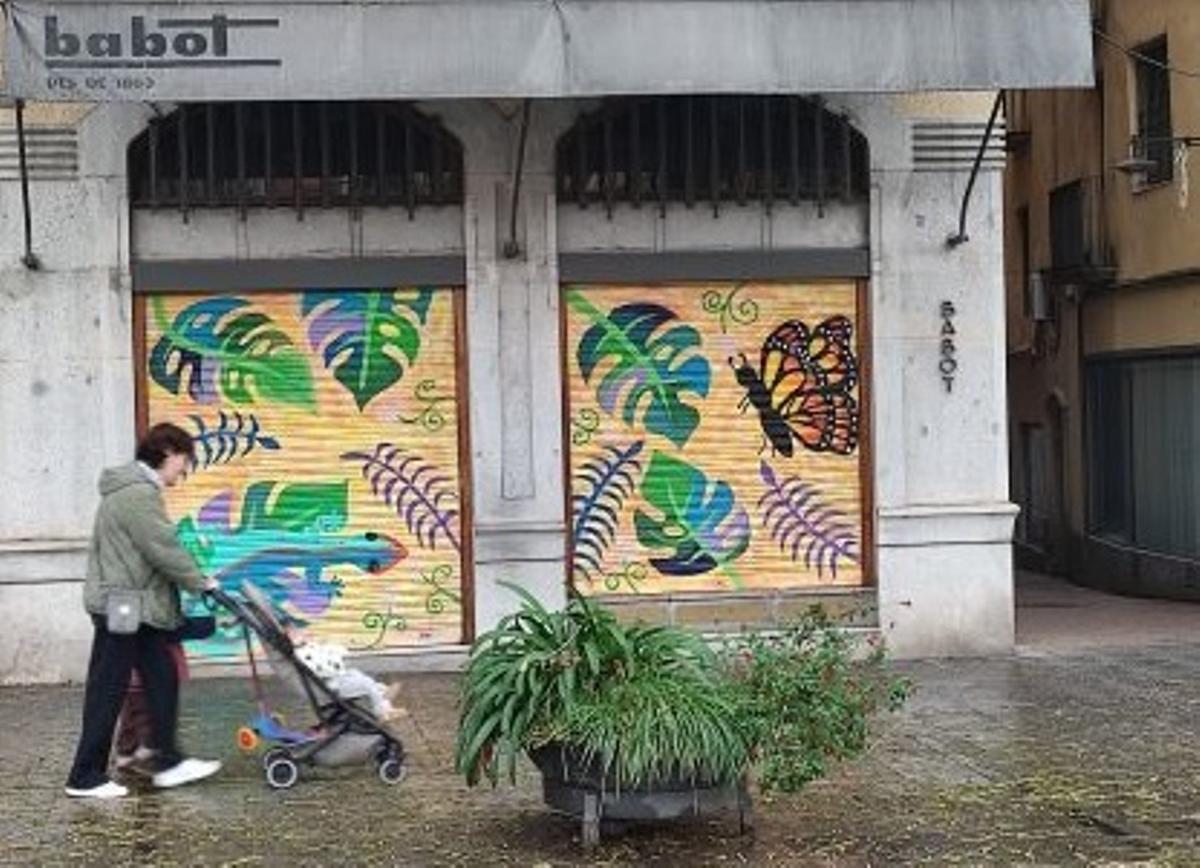 El mural abans de ser eliminat.