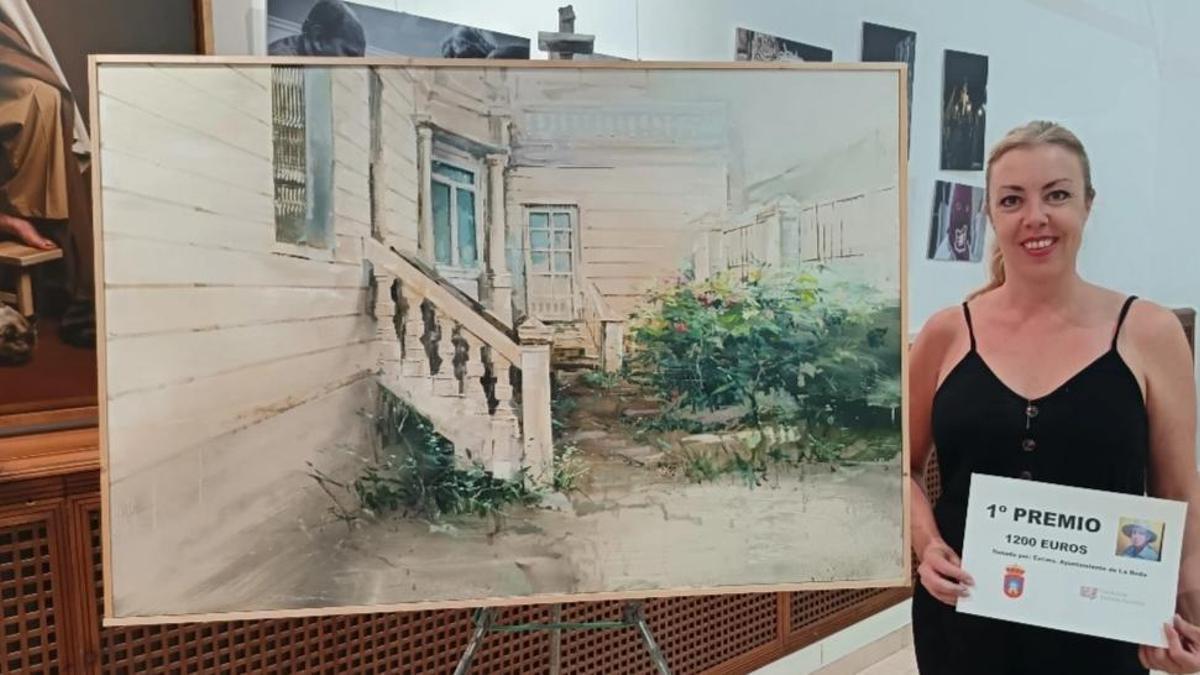 La ilicitana consiguió el primer premio por su obra en La Roda.
