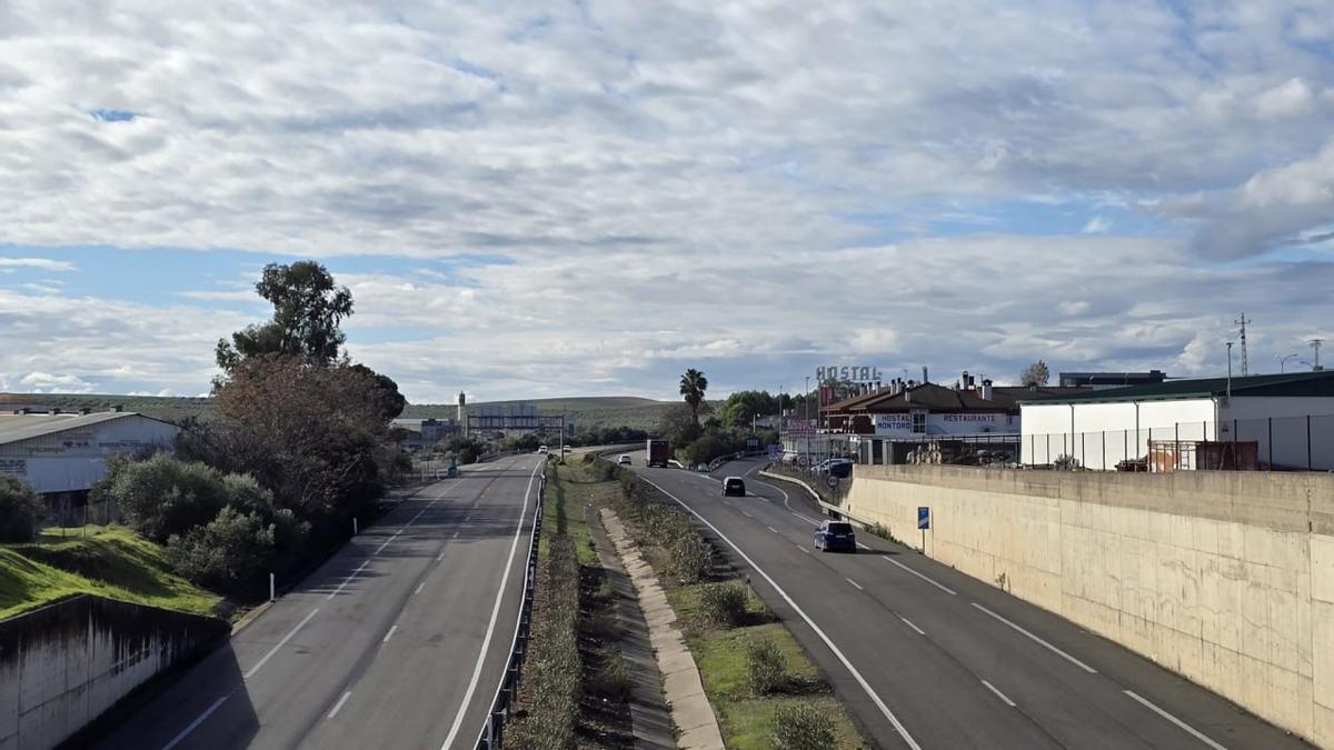 Autovía A-4 a su paso por Montoro.