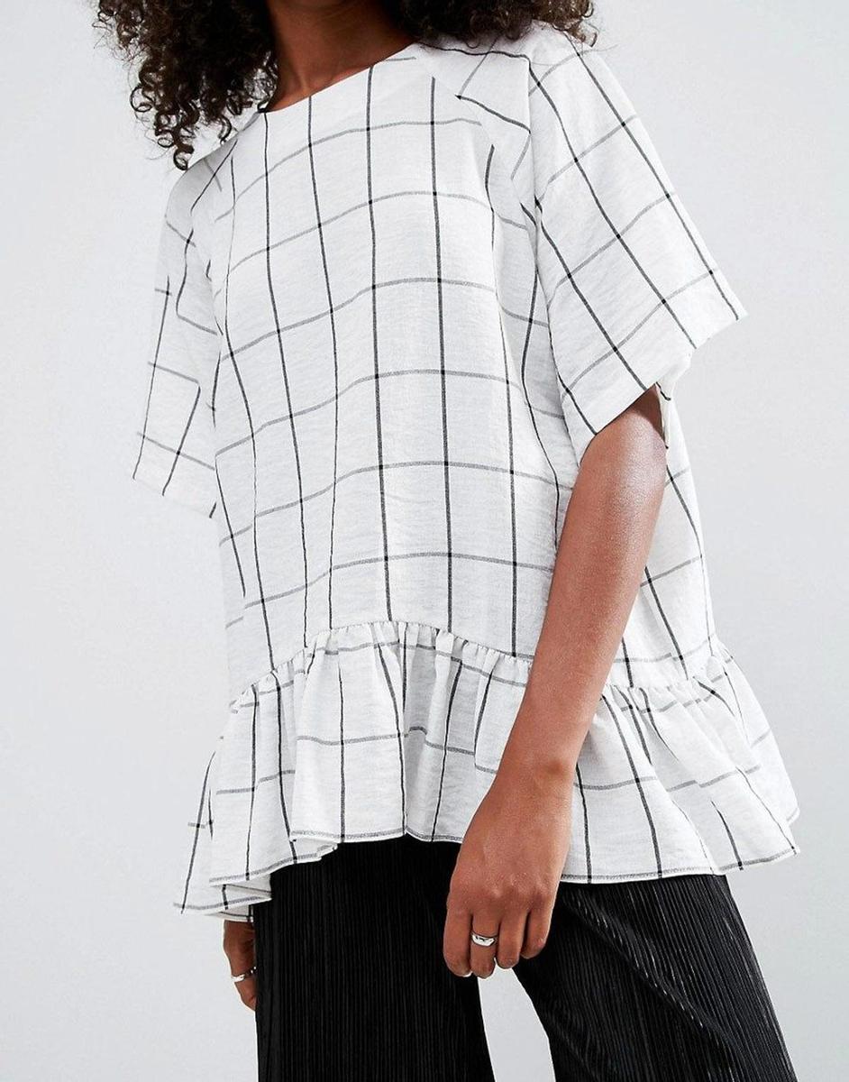 Top oversize de cuadros (Precio: 13.49 euros)