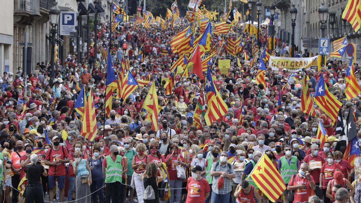 Manifestación diada 11S