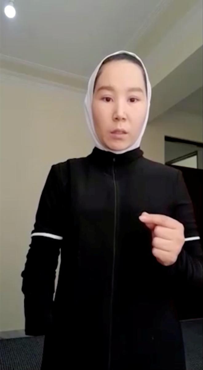 La taekwondista Zakia Khudadadi