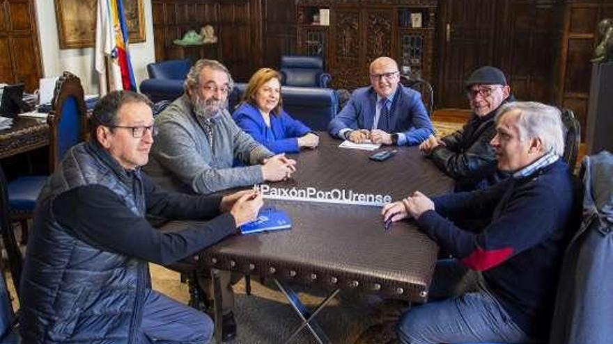 Reunión de Manuel Baltar con la fundación. // FdV