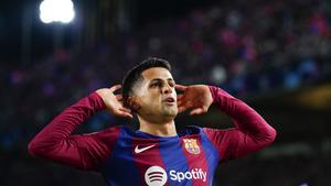 FC Barcelona - Nápoles : El gol de Cancelo