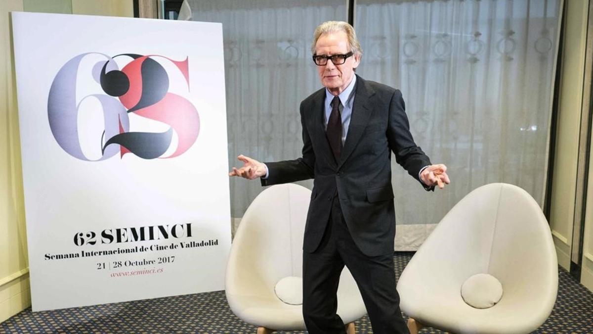 Bill Nighy, en la Seminci de Valladolid, donde 'La librería' inauguró la sección oficial.