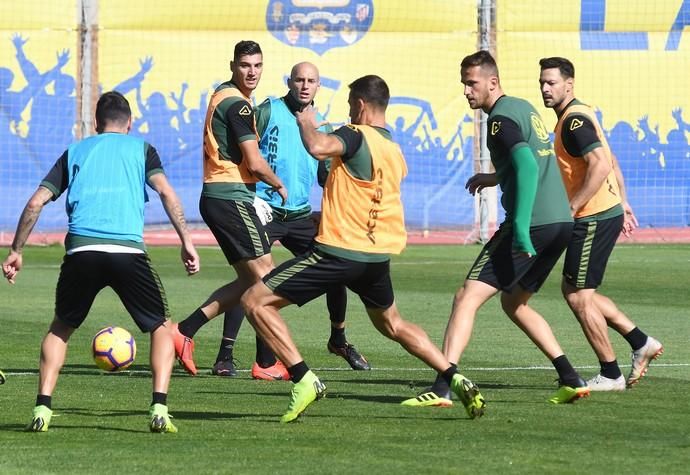 01/02/2019 TELDE. Entrenamiento UD Las Palmas en El Hornillo.  Fotografa: YAIZA SOCORRO.