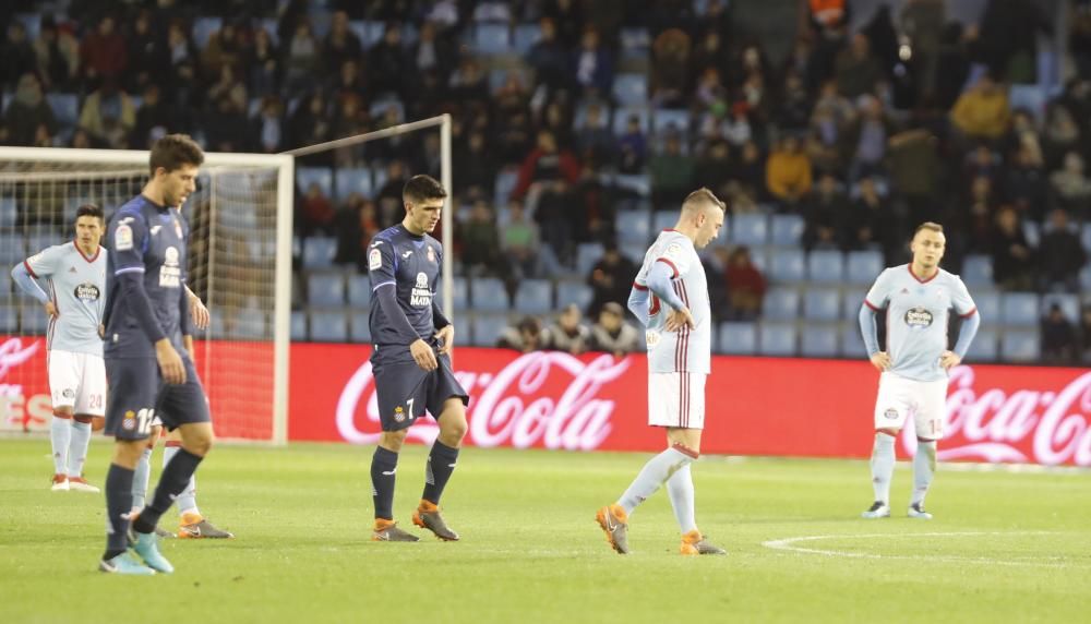 Las mejores fotos del empate entre el Celta y el Espanyol en la jornada 23 en Balaídos.