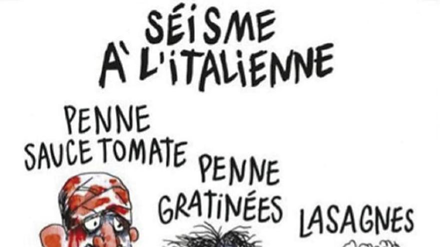 Indignación en Italia por una viñeta de &#039;Charlie Hebdo&#039; sobre el seísmo