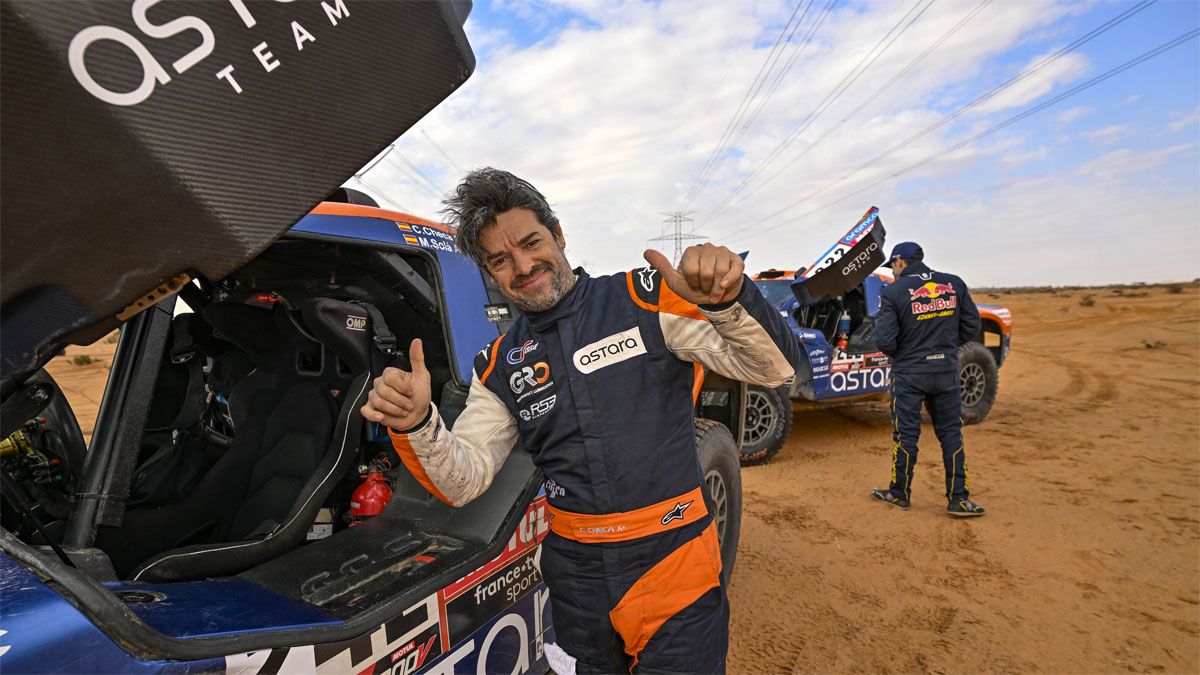 Carlos Checa está disfrutando al máximo en su segundo Dakar