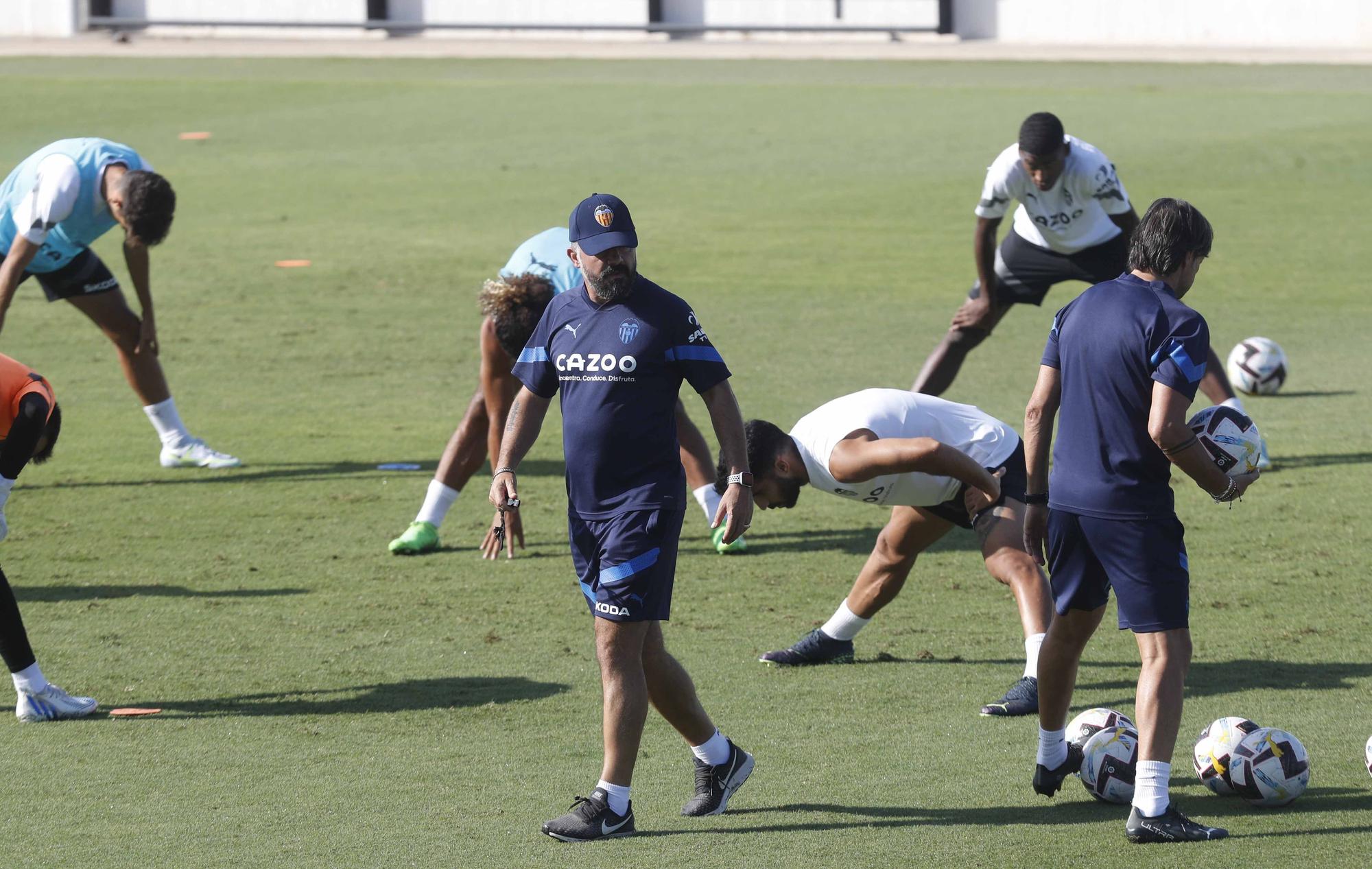 Entrenamiento previo a la segunda jornada de Laliga frente al Athletic de Bilbao