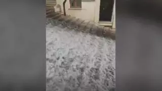 Castellón registra tormentas muy fuertes con granizo y rayos