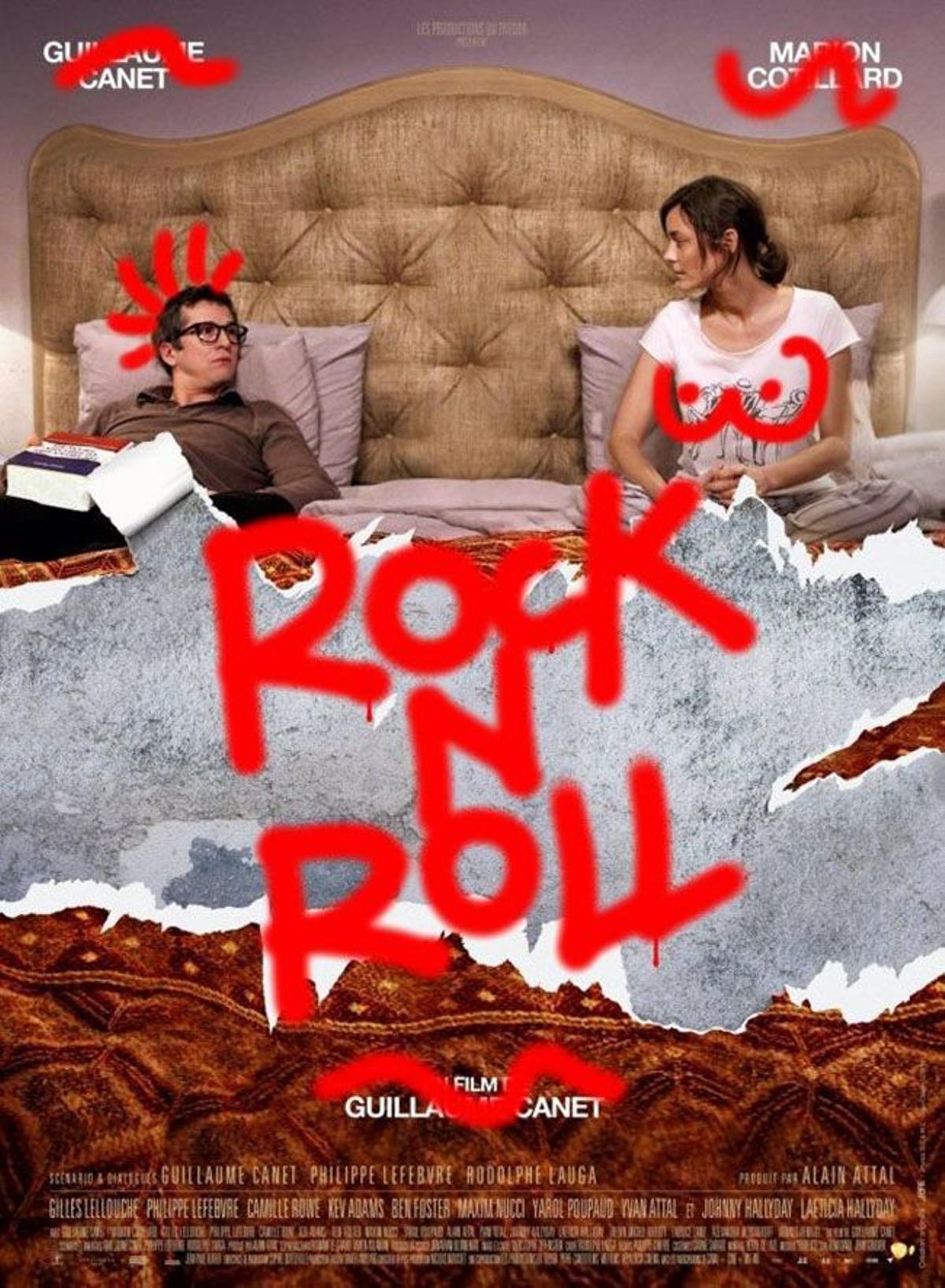 Poster de 'Rock n'Roll', la nueva película de Marion Cotillard y Guillaume Canet