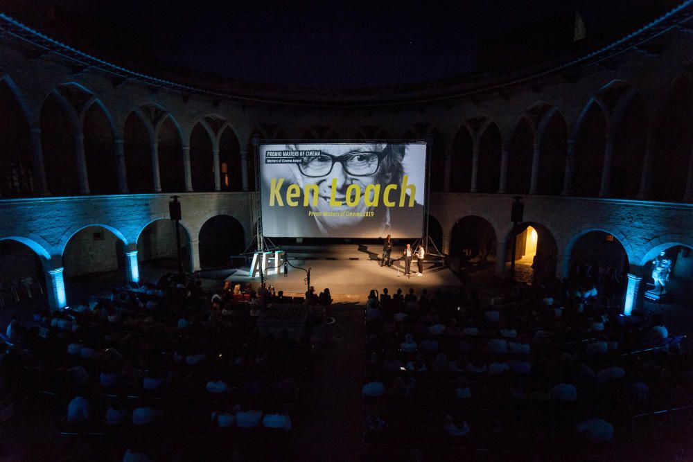 La reina Letizia y Ken Loach se encuentran en Bellver