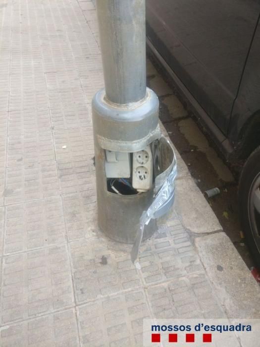 Operació contra el frau elèctrica la Font de la Pòlvora.