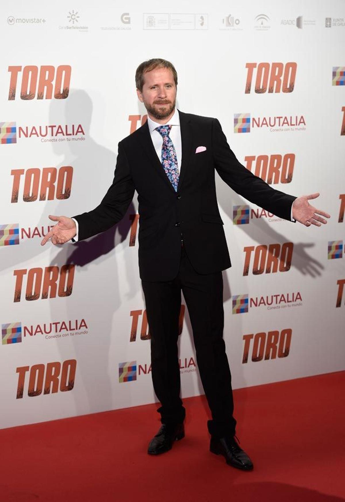 Alberto López, en la première de Toro en Madrid.