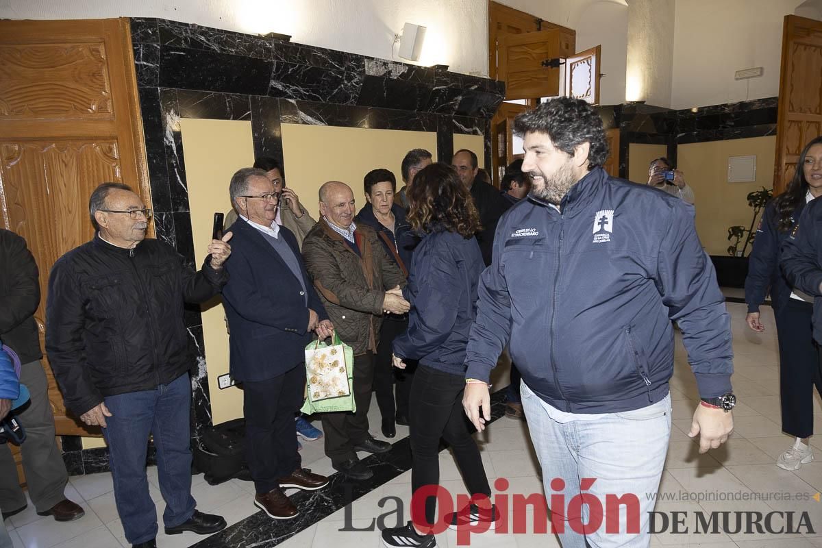 Así ha sido la visita de Isabel Díaz Ayuso a Caravaca de la Cruz