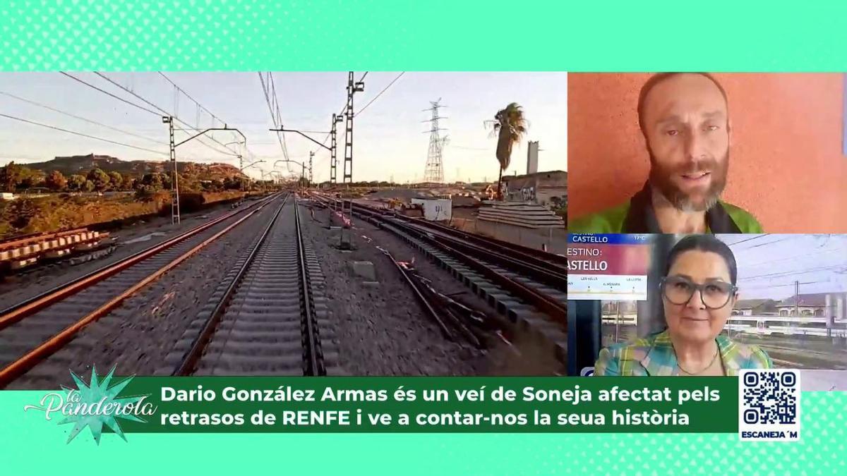 La presentadora de ‘La Panderola’, Loles García, entrevistó este miércoles en el programa a este usuario.