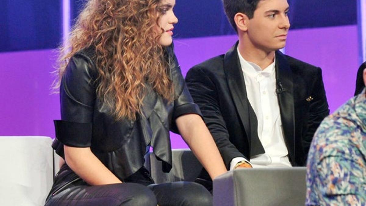 Alfred y Amaia durante una gala en el plató de Televisión