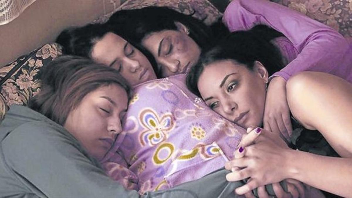 Las actrices 8 Las cuatro prostitutas, juntas en una escena de la película.