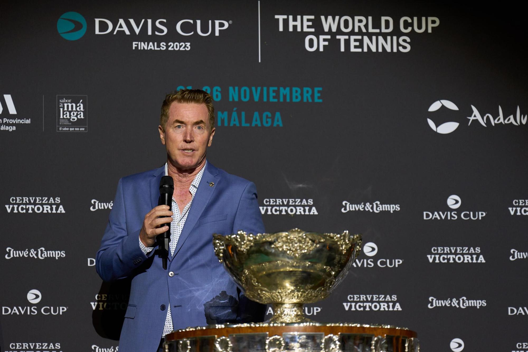 Presentación de los equipos de la Copa Davis Málaga 2023