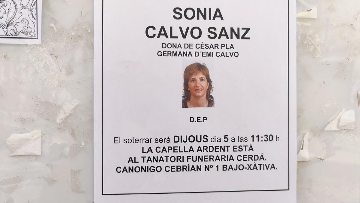 Fallece Sonia Calvo, enfermera del Lluís Alcanyís y esposa del director de la biblioteca de Xàtiva