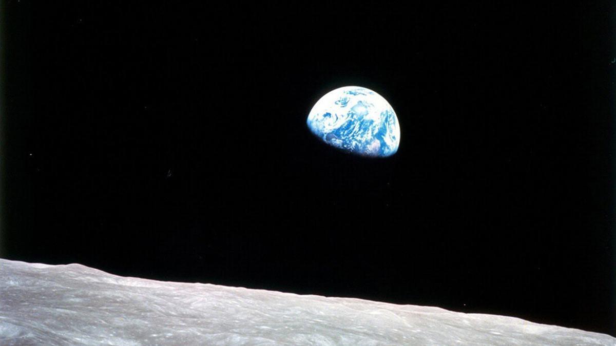 Archivo - La Tierra vista desde la Luna