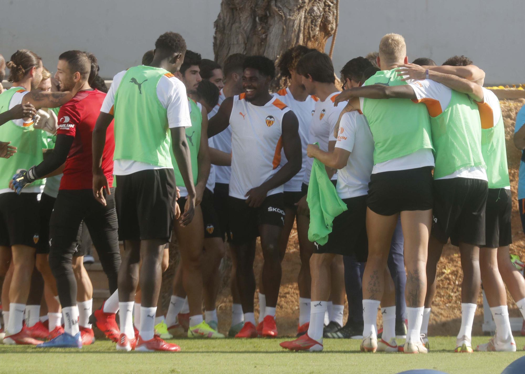 Entrenamiento matinal del Valencia CF 9-9-21