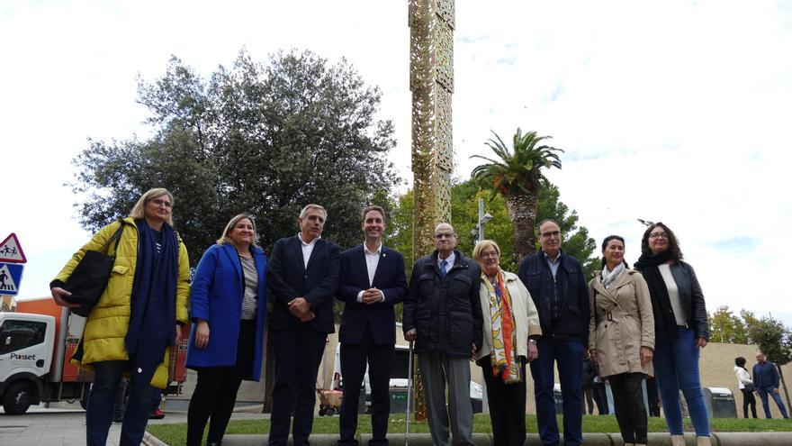 Figueres inaugura l&#039;escultura de Jordi Mitjà pel centenari de Padrosa