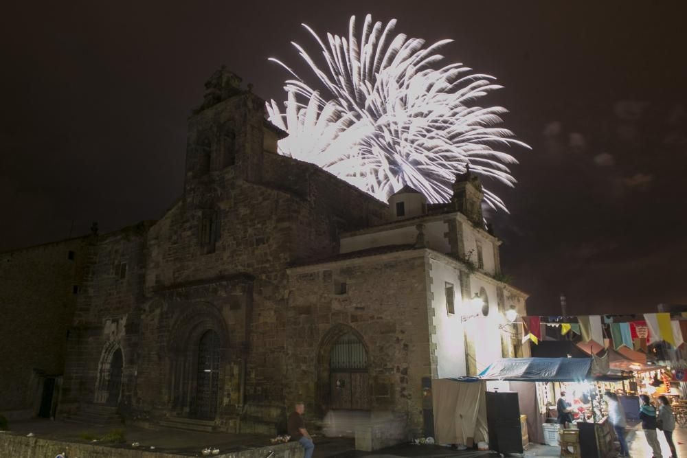 Fuegos de San Agustín en Avilés