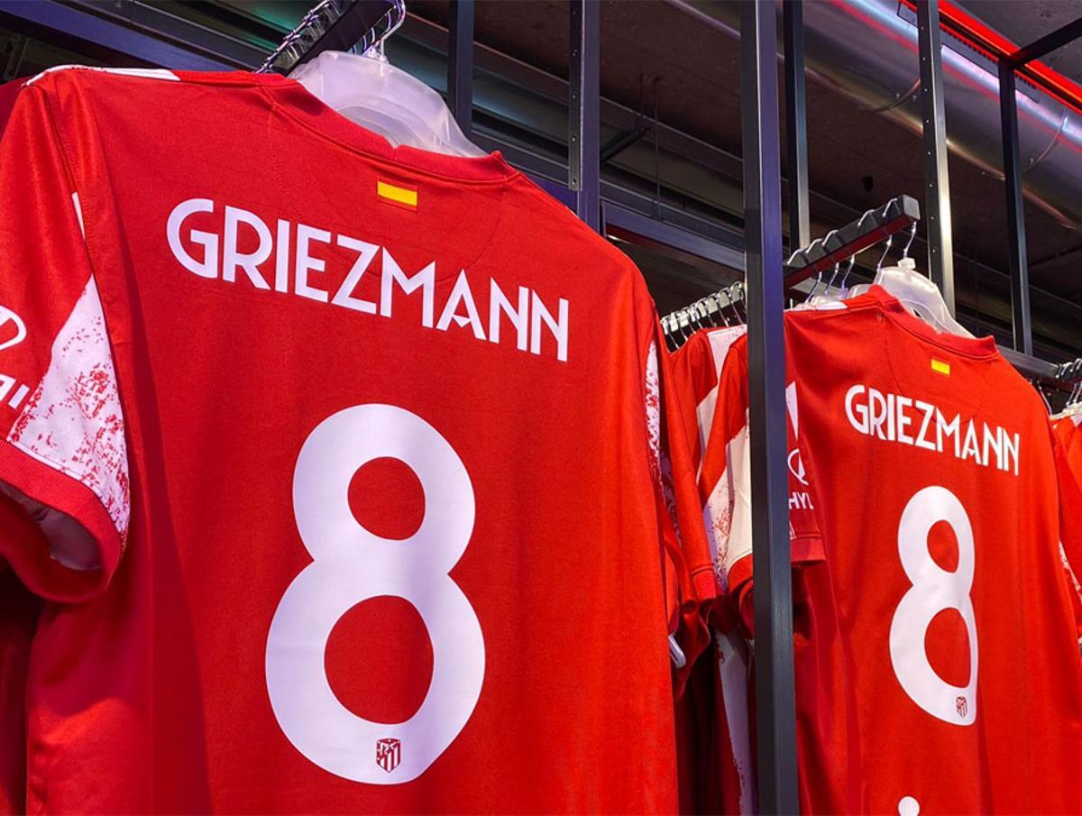 Nuevo dorsal de Griezmann