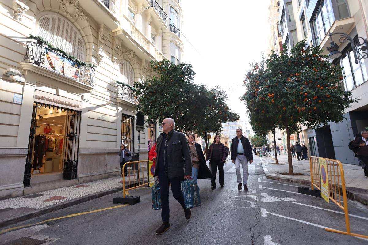 Cierran al tráfico la calle Jorge Juan