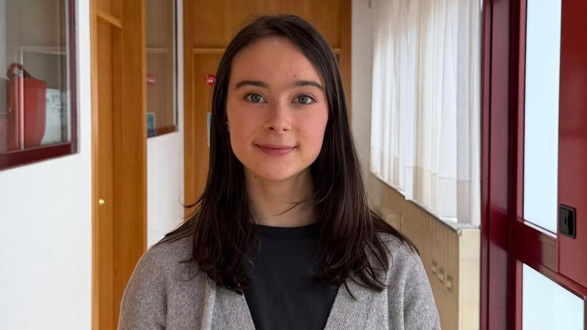 Cecilia Fernández, alumna del Colegio Obradoiro, segunda mejor nota de la PAU en A Coruña.