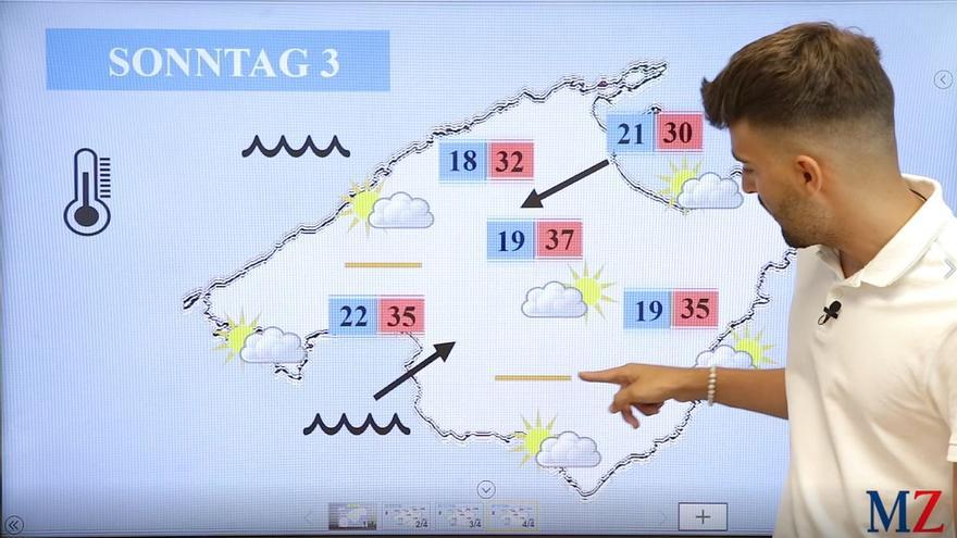 Wetter auf Mallorca: Am Wochenende gibt es Wolken und Warnstufe Gelb wegen Hitze