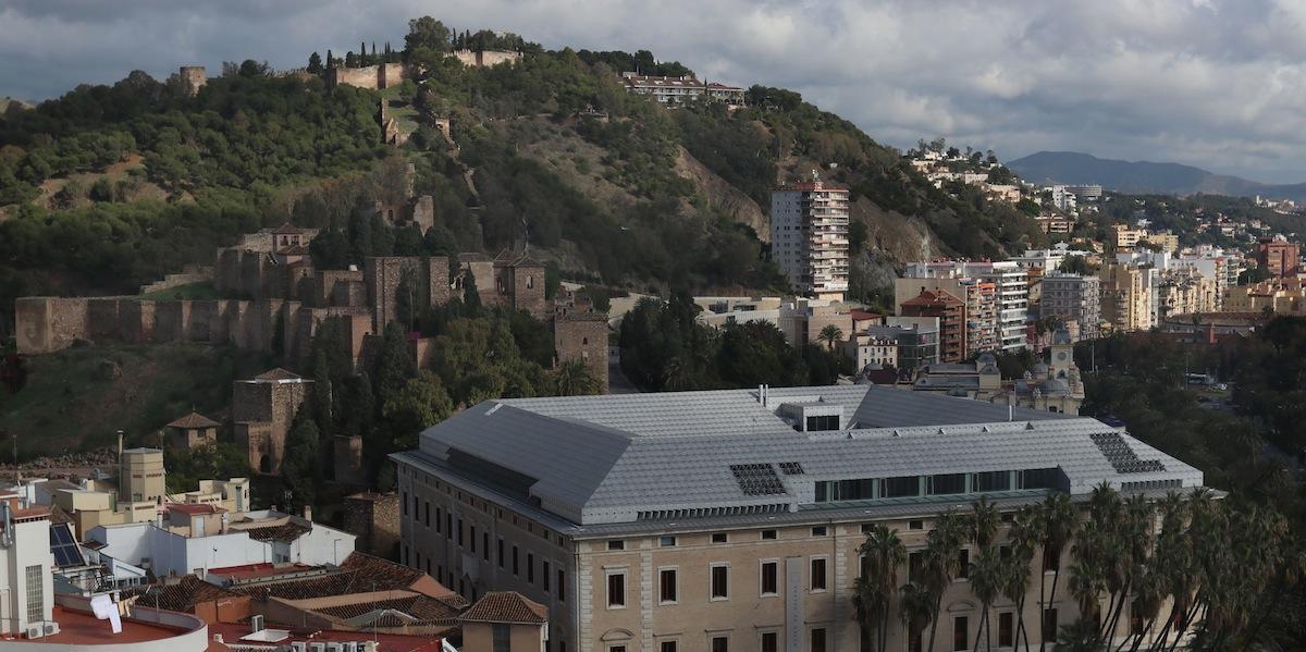 El castillo de Gibralfaro y la Alcazaba.
