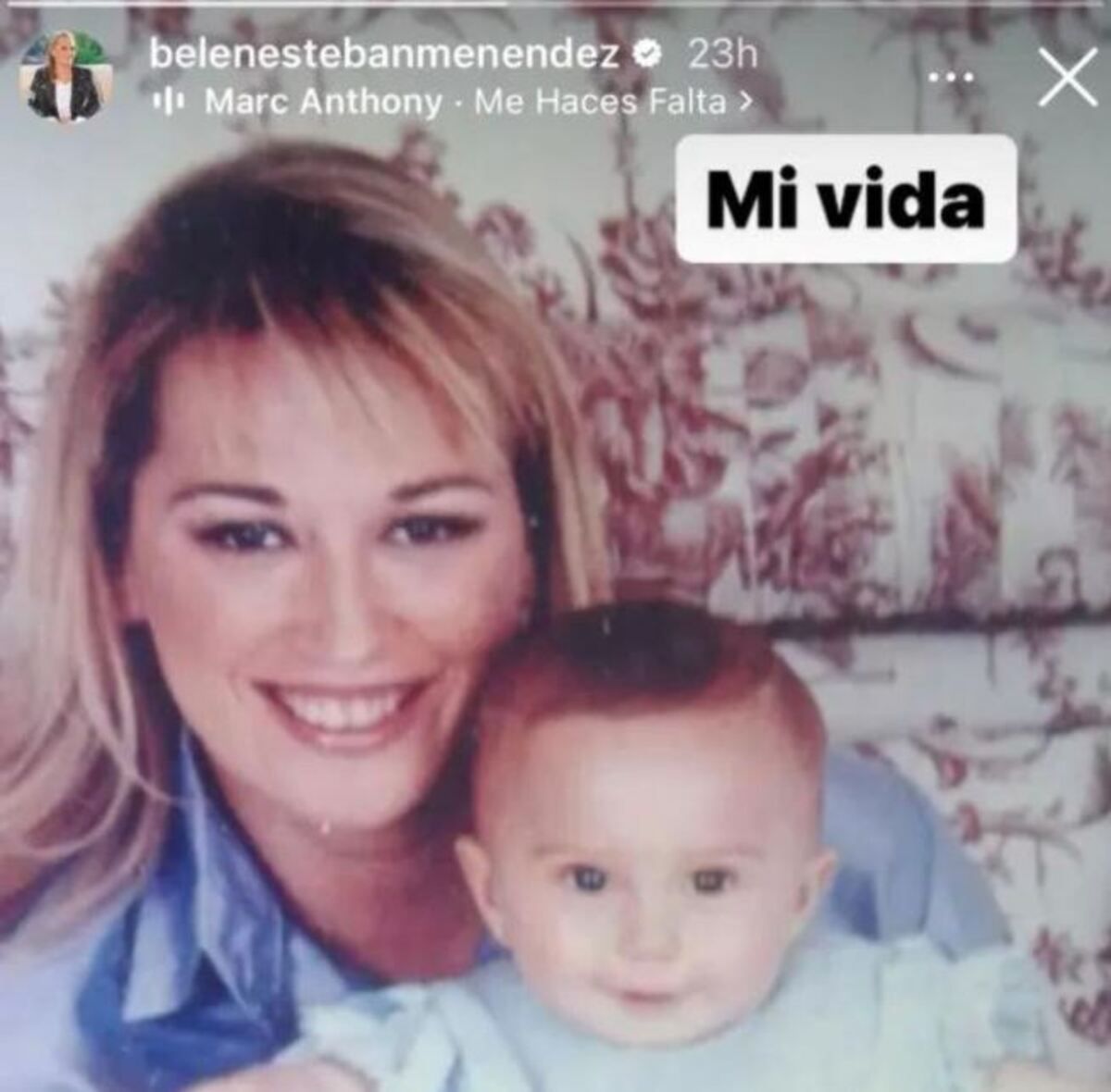 Belén Esteban publica una fotografía de cuando su hija era pequeña.