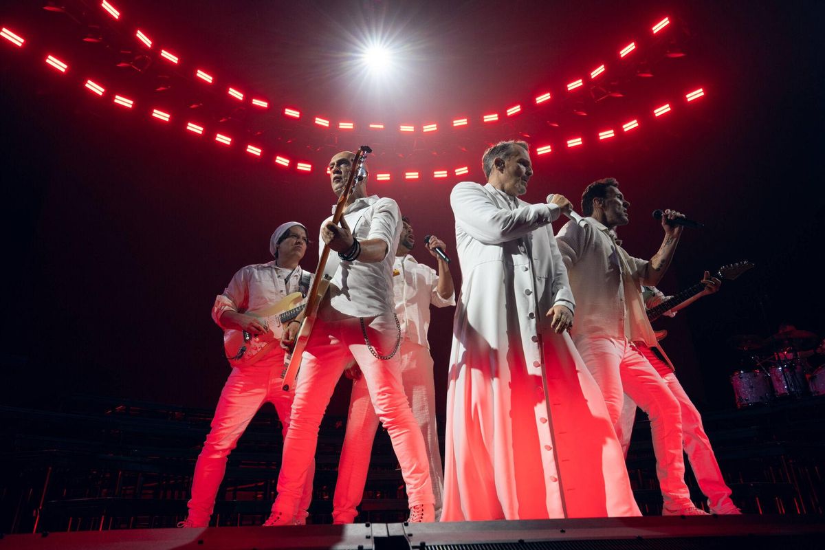 Concierto de Miguel Bosé en el Palau Sant Jordi