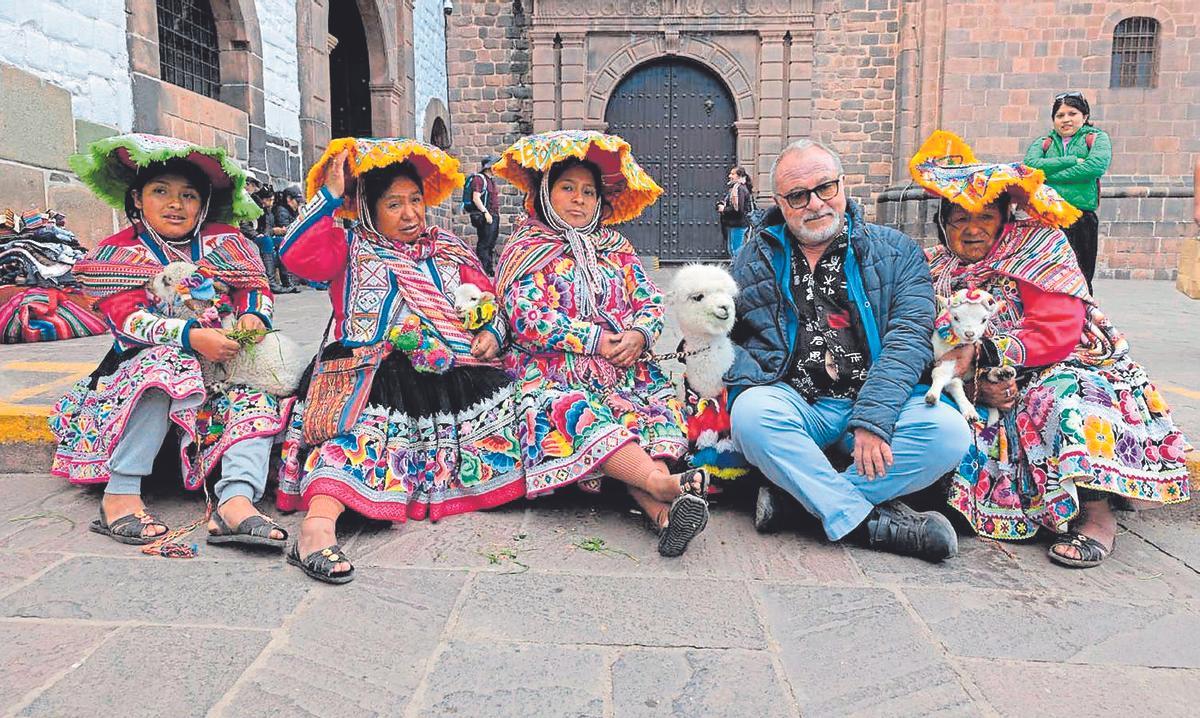 Una imagen típica de Coricancha, en el casco histórico de Cuzco.