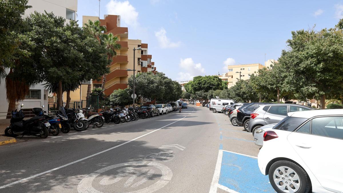 Imagen del tramo inicial de la avenida Pere Matutes Noguera.