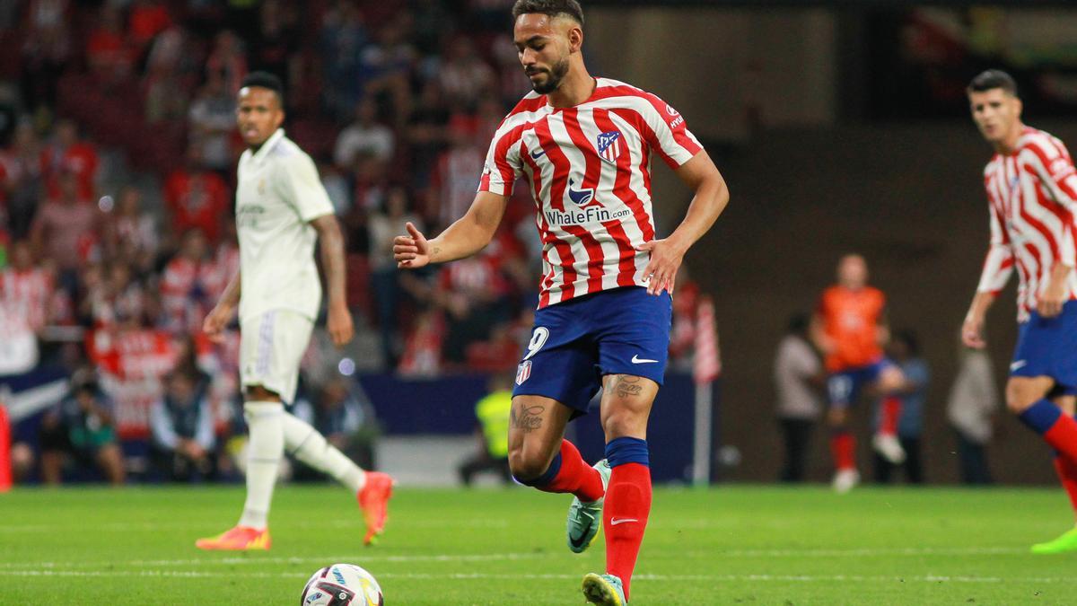 Matheus Cunha, durante el encuentro ante el Real Madrid.