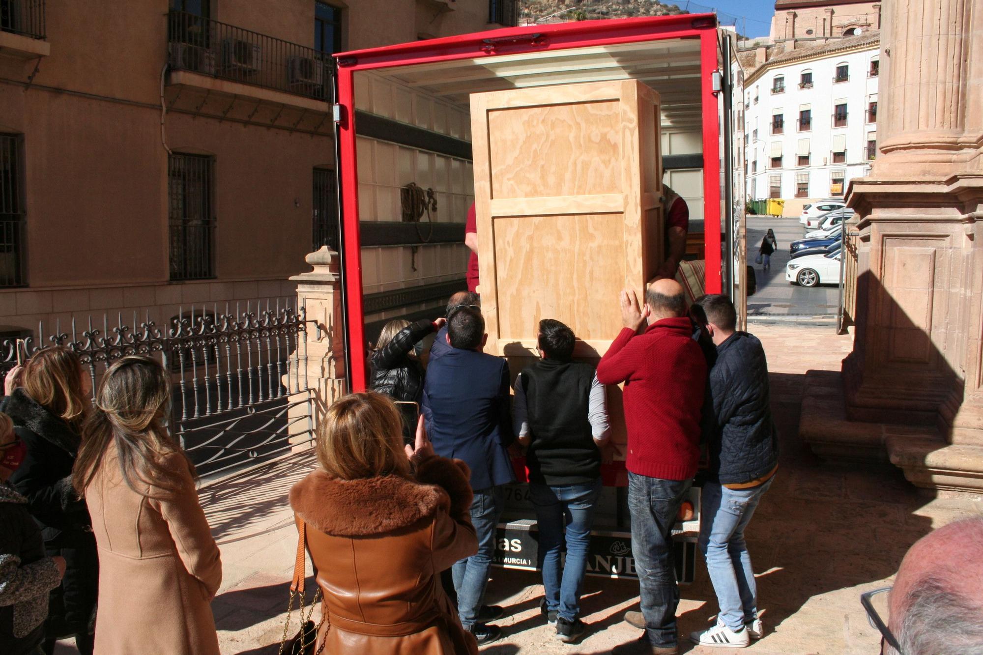 El Patrón de Lorca llega a la ciudad para presidir sus fiestas