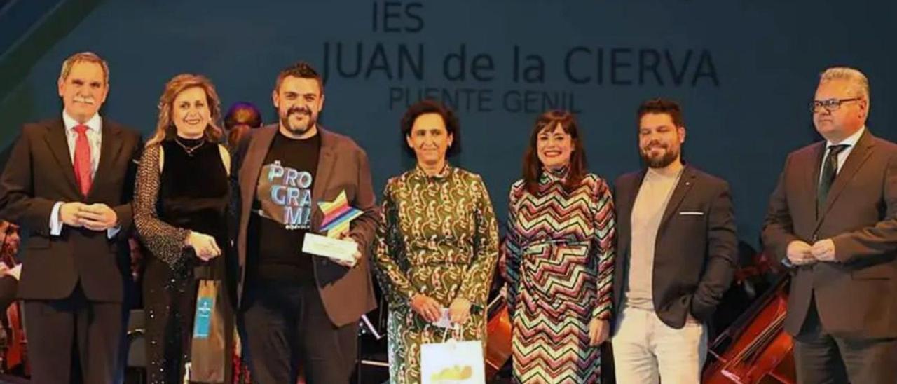Personal premiado del IES Juan de la Cierva, de Puente Genil.