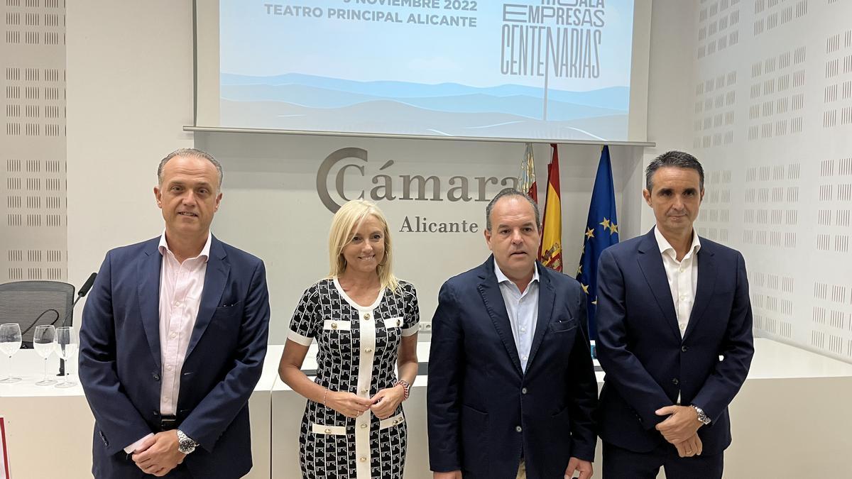 Esta semana tuvo lugar la presentación de la III Gala de Empresas Centenarias en la Cámara de Alicante.