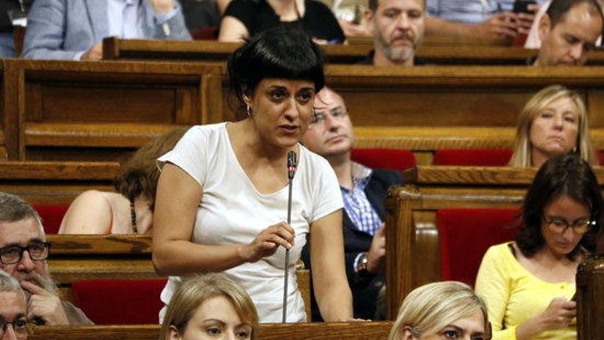 La diputada de la CUP Anna Gabriel.