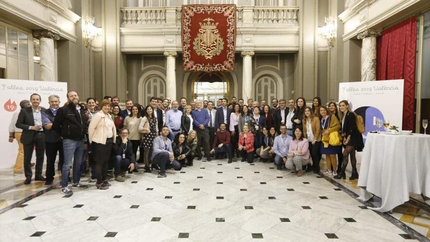 Recepción municipal a los medios de comunicación