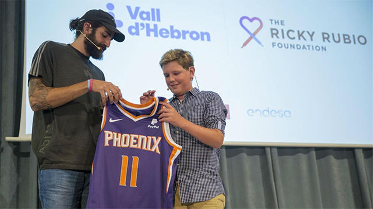 Ricky Rubio llevará a niños con cáncer a ver partidos de la NBA