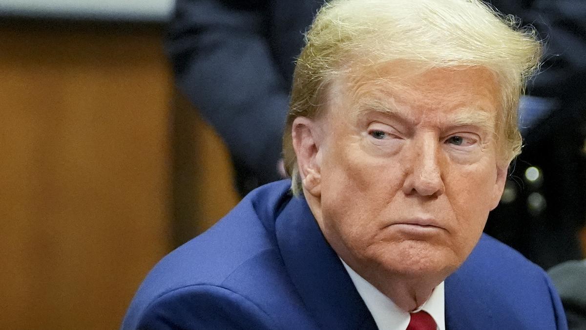 El expresidente Donald Trump, durante una vista previa por el 'caso Stormy Daniels' el pasado 25 de marzo.
