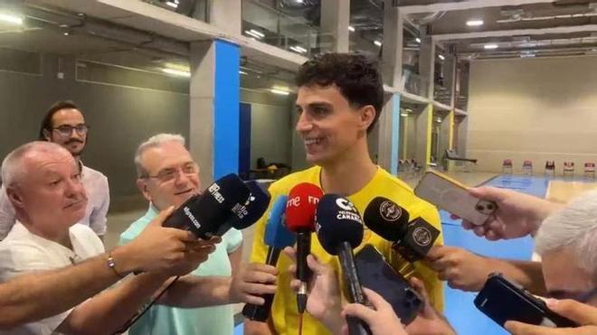 Carlos Alocén aclara los motivos que le llevaron a permanecer con el CB Gran Canaria en Primera FEB: "Había dado mi palabra al club"