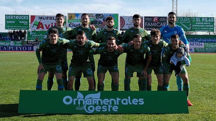 Once inicial del Villanovense.