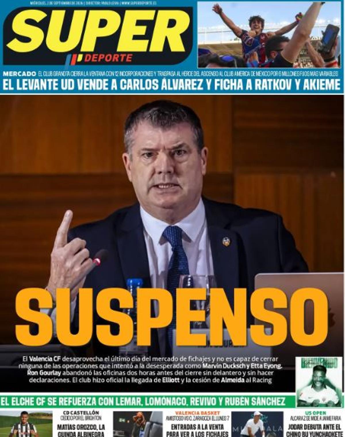 Las imágenes de las portadas de hoy