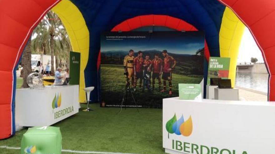 Iberdrola y las Copas, en la Plaza del Puerto